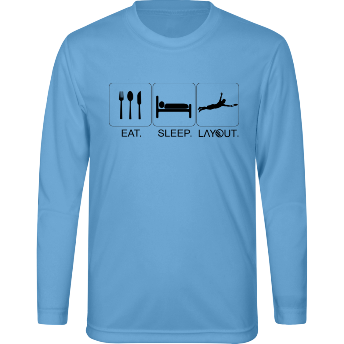 Eat, Sleep, Layout Jersey Long Sleeve - Youth