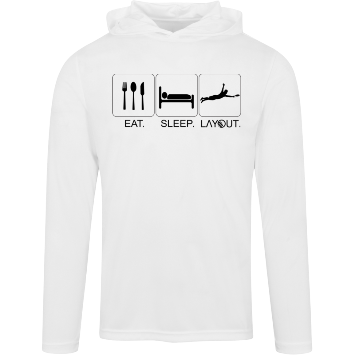 Eat, Sleep, Layout Sun-Hoodie