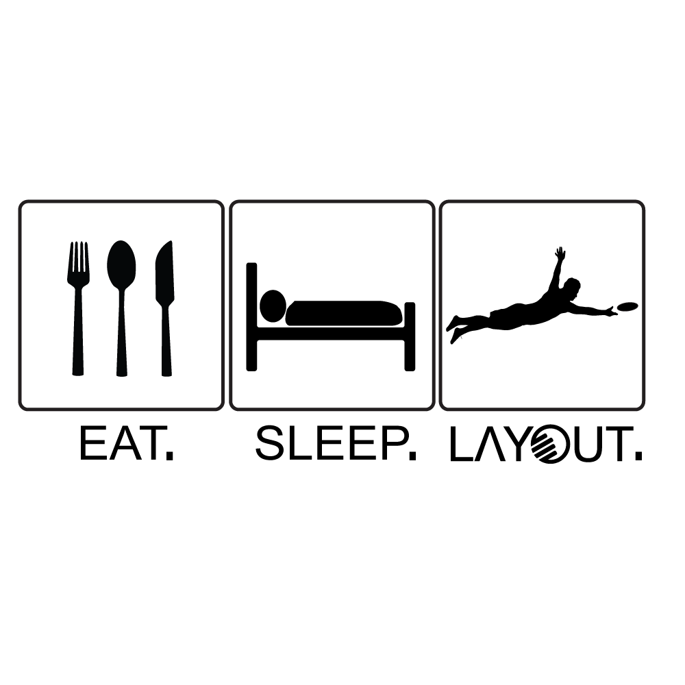 Eat, Sleep, Layout Sticker - Layout Ultimate